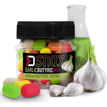 Boilies Delphin Nástraha D Snax Mix Waft Česnek Butyric 10x7 mm 20 g
