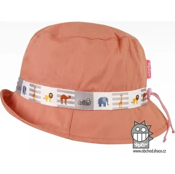 Čepice Bavlněný letní klobouk Dráče - Palermo 27, lososová, safari Barva: Lososová, Velikost: 46-48