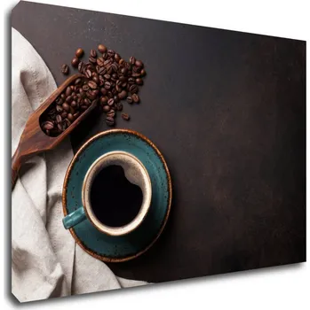 Obraz Impresi Obraz Modrý šálek kávy - 60 x 40 cm