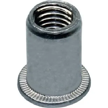 Nýt Nýtovací matice s plochou hlavou M4 hladké tělo AL (0.5-3.0) plochá hl.