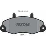 Sada brzdových destiček, kotoučová brzda TEXTAR 2147001