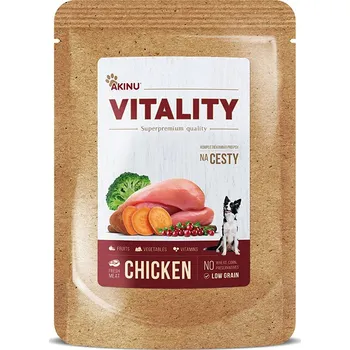 Krmivo pro psa Akinu VITALITY Kuřecí kapsička pro psy na cesty 150 g