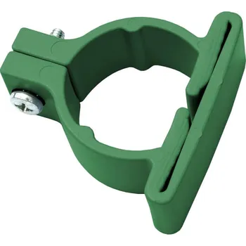 Příslušenství pro plot PILECKÝ Objímka PVC pro panely Pilofor Light 48 mm zelená