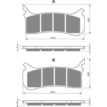 Autodíl Brzdové destičky GOLDFREN 212 S3