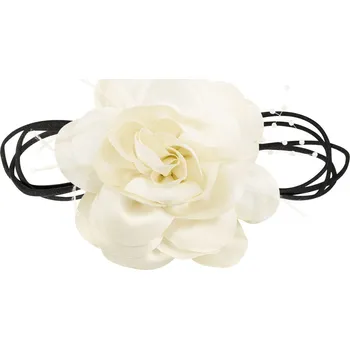 Náhrdelník ORNAMENTI|náhrdelník s velkou kyticí Barva: Krémová