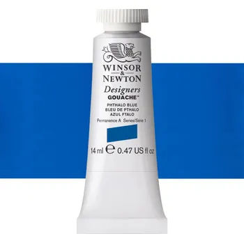 Vodová barva Kvašová barva Winsor & Newton - Phthalo Blue