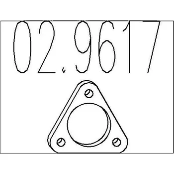 Těsnění výfuku Těsnění, výfuková trubka MTS 02.9617