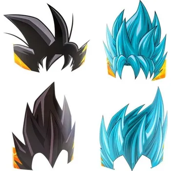 Party dekorace CHAKS Čelenky papírové Dragon Ball 8 ks