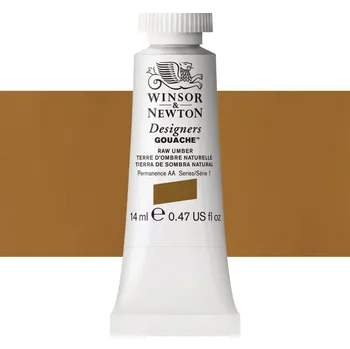 Vodová barva Kvašová barva Winsor & Newton - Raw Umber