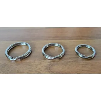 karabina Klíčový kroužek KALENÝ - 3 velikosti (Klíčový kroužek - kalený, velmi pevný)