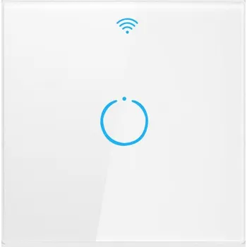 Elektrická zásuvka SRAN WiFi vypínač v rámečku plast bílý