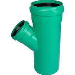 Odbočka kanalizační Osma KG 2000 Polypropylen PPKGEA 45°, DN 250 x 160, zelená