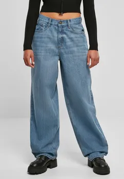 Dámské džíny Dámské džíny s vysokým pasem 90´S Wide Leg Denim Pants modré