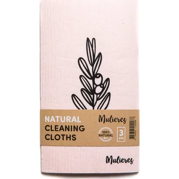 Utěrka Mulieres Sada pratelných univerzálních hadříků (3 ks) - 100% kompostovatelné