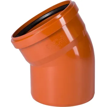 Kanalizační potrubí Koleno kanalizační PVC Osma KGB 30°, DN 200, oranžová