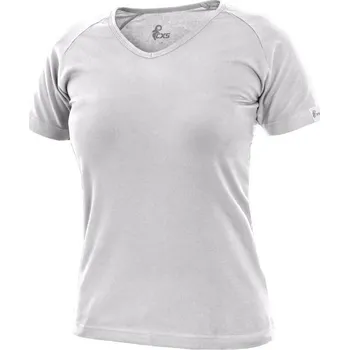 Dámské tričko CXS Tričko ELLA, dámské, krátký rukáv, bílá, vel. 4XL