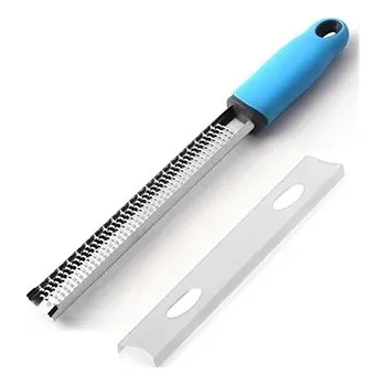 Struhadlo Nerezové struhadlo s protiskluzovou rukojetí | Struhadlo na sýr - modrý