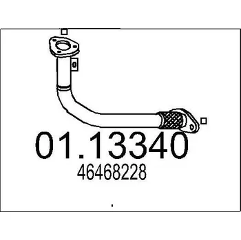 Výfuková trubka Výfuková trubka MTS 01.13340