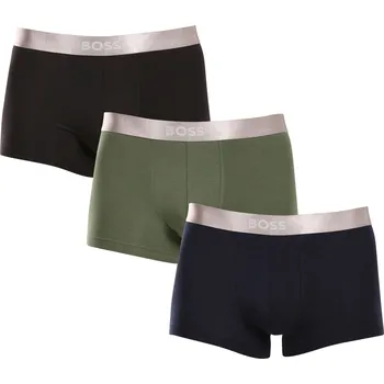 Boxerky 3PACK pánské boxerky BOSS vícebarevné (50514998 982) XXL Možnost vrácení zboží ZDARMA do 120 dnů!