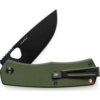 kapesní nůž James The Folsom OD Green + Orange + Black / G10