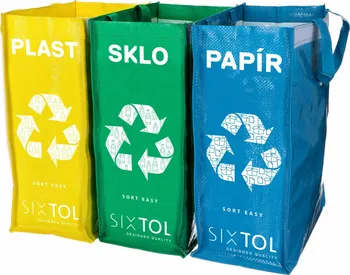 Odpadkový koš Sixtol Sort Easy 3 x 22 l tašky na tříděný odpad