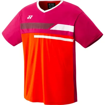 Pánské tričko Yonex Mens Crew Neck Shirt YM0029 Reddish Rose M