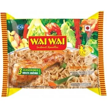 Hotové jídlo WAI WAI Instantní nudle s příchutí kuřecí 75g