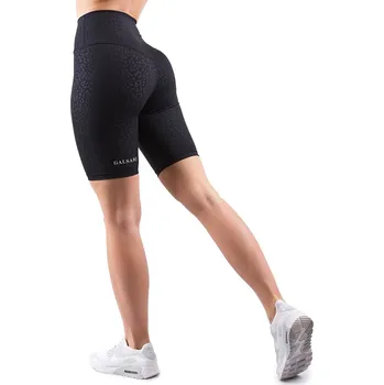 Dámské kraťasy ŠORTKY LEOPARD BLACK XS