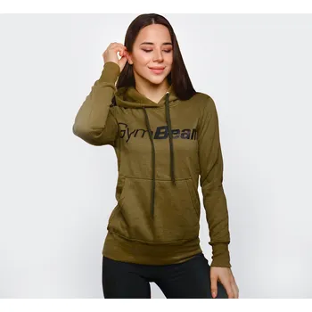 Dámská mikina GymBeam Dámská Mikina Athlete Military Green XL