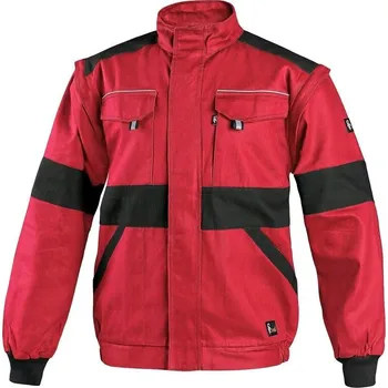 pracovní blůza CXS Blůza LUXY EDA, pánská, červeno-černá, vel. 50