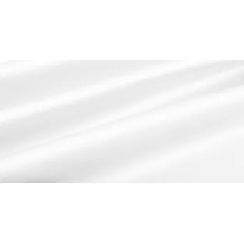 Látka polyesterový satén LUX-040 Bílá - šířka 150 cm