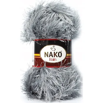 Příze Nako Rain Barva: šedá světlá - 1130