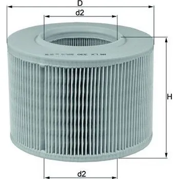 Vzduchový filtr Vzduchový filtr KNECHT LX 330