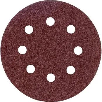 Brusný papír Brusný výsek suchý zip EA343 8 otvorů 125/8.děr zr.240