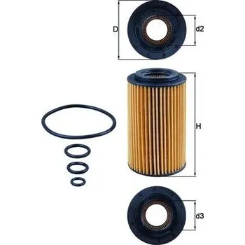 Olejový filtr Olejový filtr MAHLE OX 153/7D