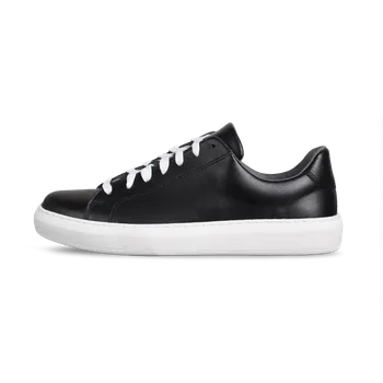 Dámské tenisky Vasky Glory Black - Dámské kožené tenisky / botasky černé | česká výroba ze Zlína 40 EU