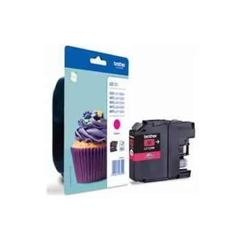 Počítačové příslušenství Originální inkoust Brother LC123M (purpurový)