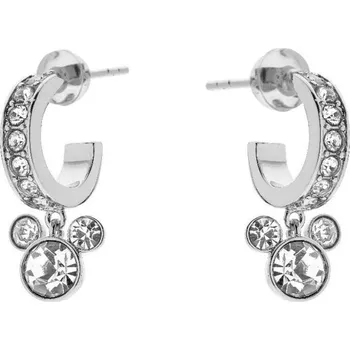 Náušnice Disney Slušivé stříbrné kruhy se zirkony ES00039RRWL.CS + 2 měsíce na vrácení zboží