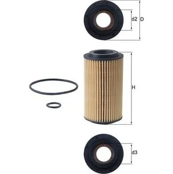 Olejový filtr Olejový filtr MAHLE OX 153D4