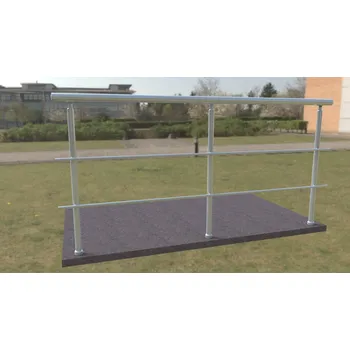 Zábradlí Hliníkové zábradlí 2 vodorovné příčky - vrchní kotvení (orientační cena)