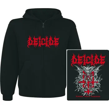Pánská mikina mikina s kapucí a zipem Deicide - Screaming Ancient Incantations