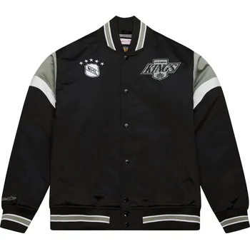 Pánská větrovka Mitchell & Ness Pánská Bunda Los Angeles Kings NHL Heavyweight Satin Jacket Velikost: 2XL