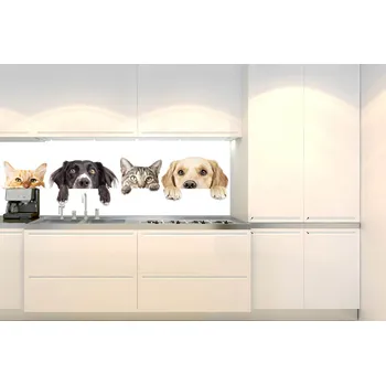 Tapeta DIMEX ART KI-180-175 Kočky a psi 180 x 60 cm