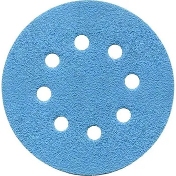 Brusný papír Brusný výsek suchý zip SA331 8 otvorů 125/8.děr zr.0400