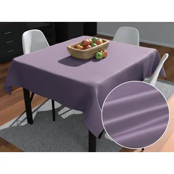 ubrus Saténový čtvercový ubrus polyesterový Satén LUX-043 Fialová lila 40x40 cm