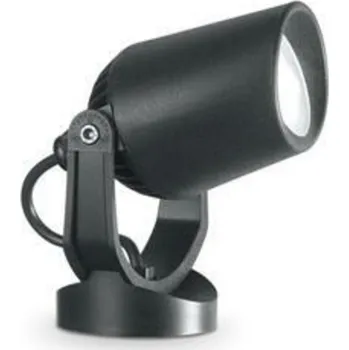 Venkovní osvětlení Venkovní bodové zapichovací svítidlo Ideal Lux Minitommy PT Nero 3000K GU10 1x6W IP66 černé
