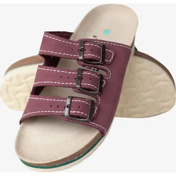 Dámská zdravotní obuv MOOSBACHER Praha s.r.o. Hasel vínová s béžovou podešví Rozměr: 41