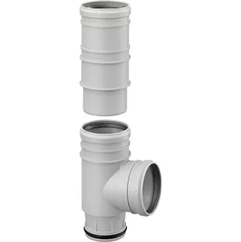 Kanalizační potrubí Otto-haas OTTO HAAS OHA HTEA MYRIAM vsuvná odbočka DN110/110 k instalaci do podlahové betonové desky, polypropylen, šedá