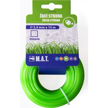 Struna do sekačky M.A.T. GROUP struna 2,4/15m čtverec
