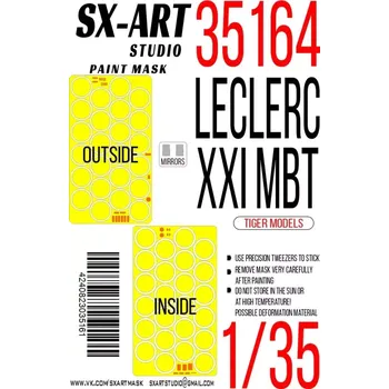 Plastikový model SX-ART 1/35 Paint mask Leclerc XXI MBT (TIGER M.)